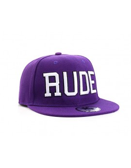 Underground Kulture RUDE Purple Snapback